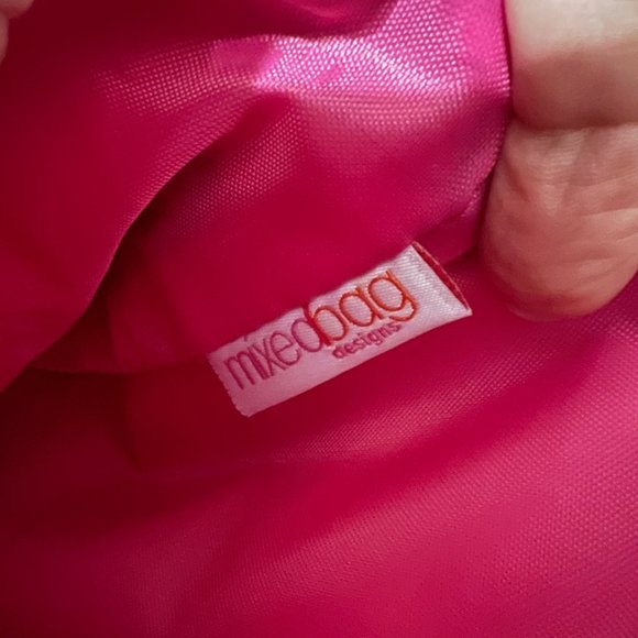 Mixedbag Designs Black and Pink Crossbody Bag - Picture 11 of 11